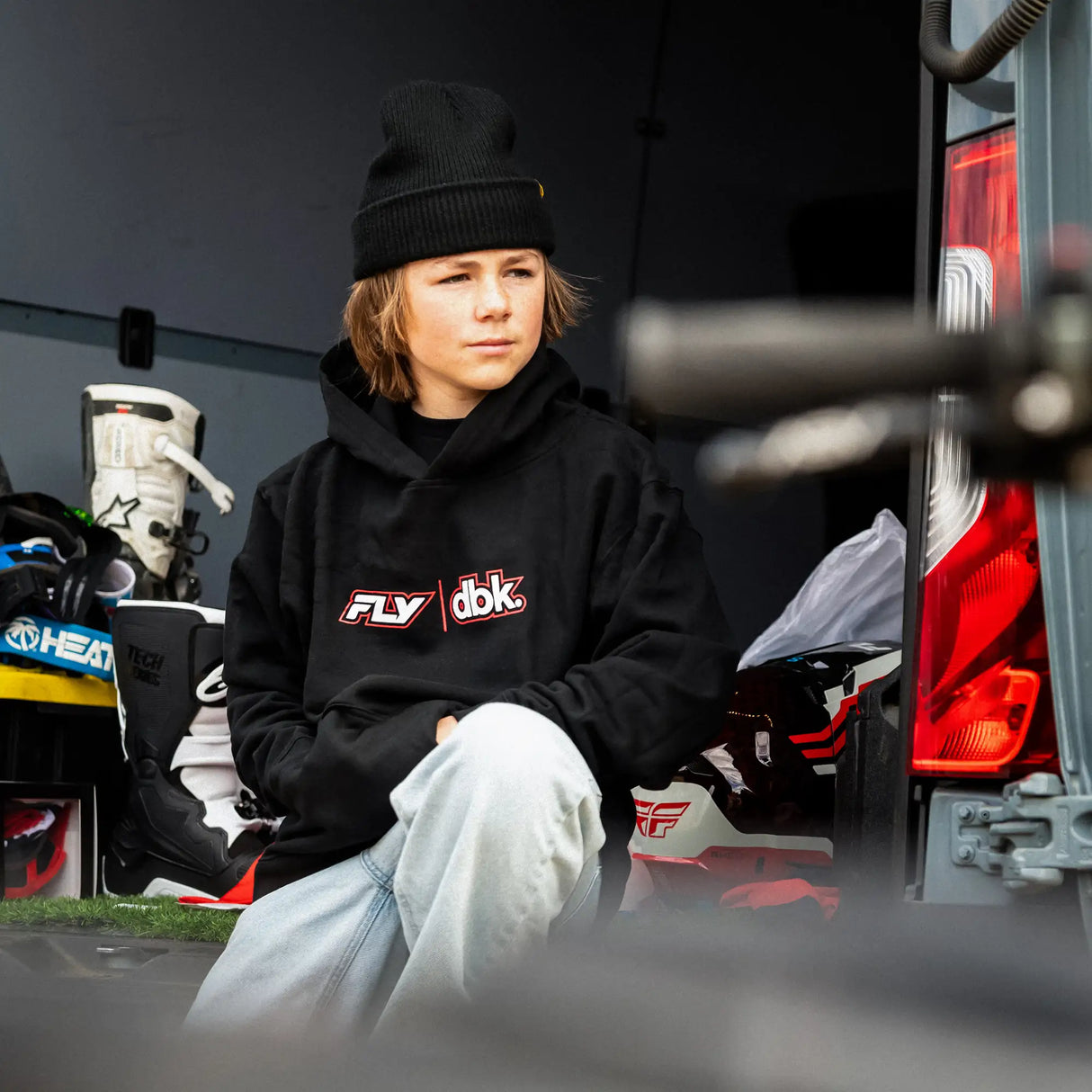 FLY x DBK Wheelie - Youth Hoodie