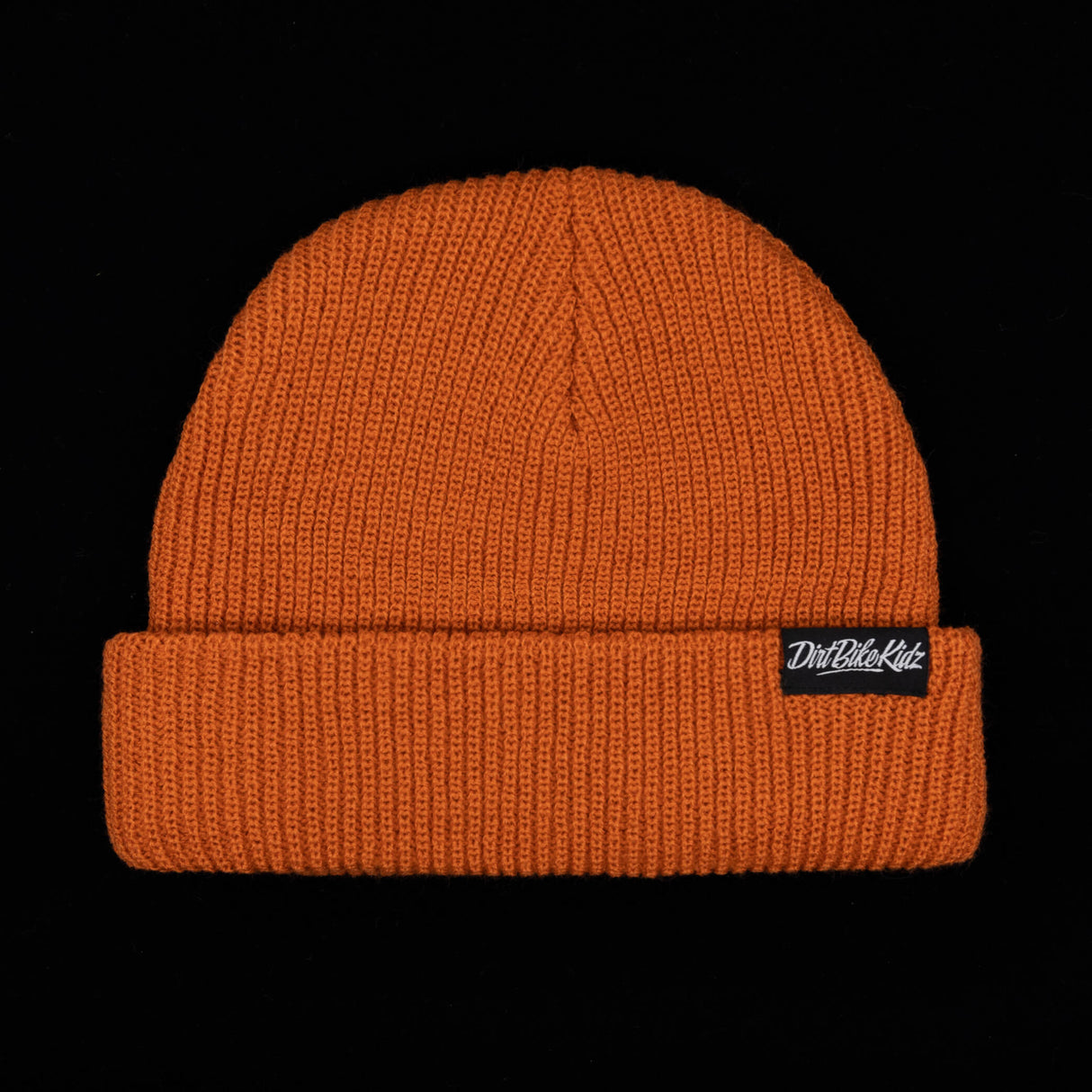 Clipped Beanie - Rust Orange