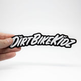 Pit Bike Fender Stickers - Script DBK