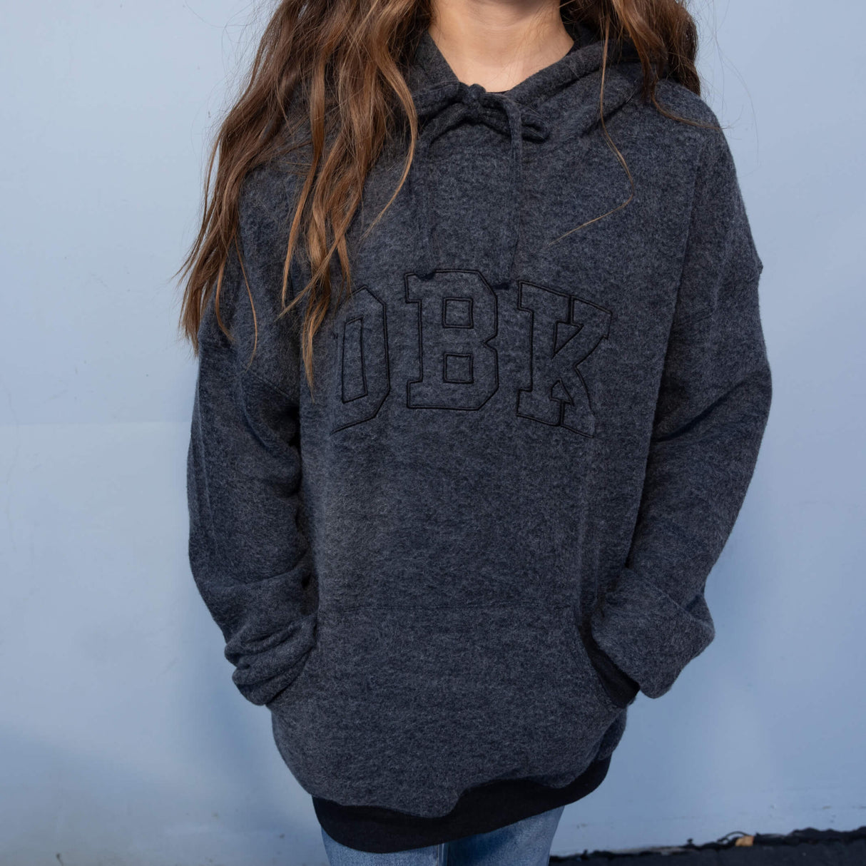 Charcoal Cush Pullover - Womens