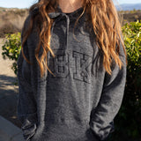 Charcoal Cush Pullover - Womens