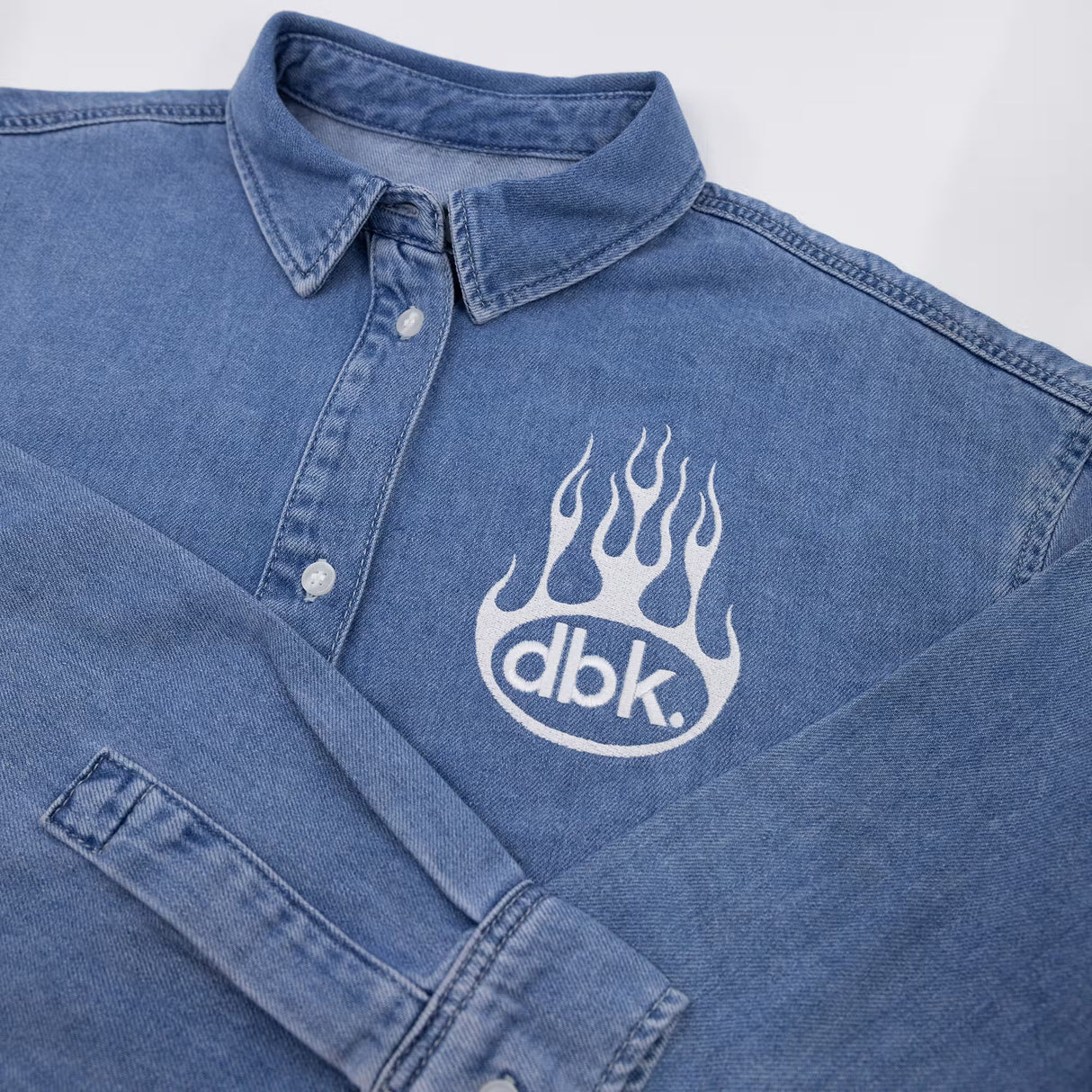 Burnout - Oversized Denim Shirt