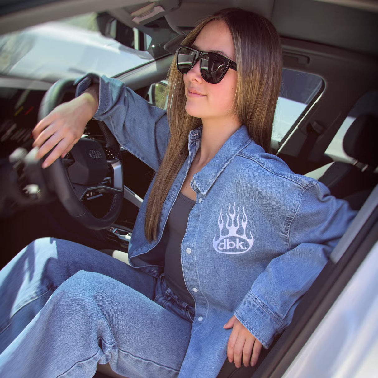 Burnout - Oversized Denim Shirt