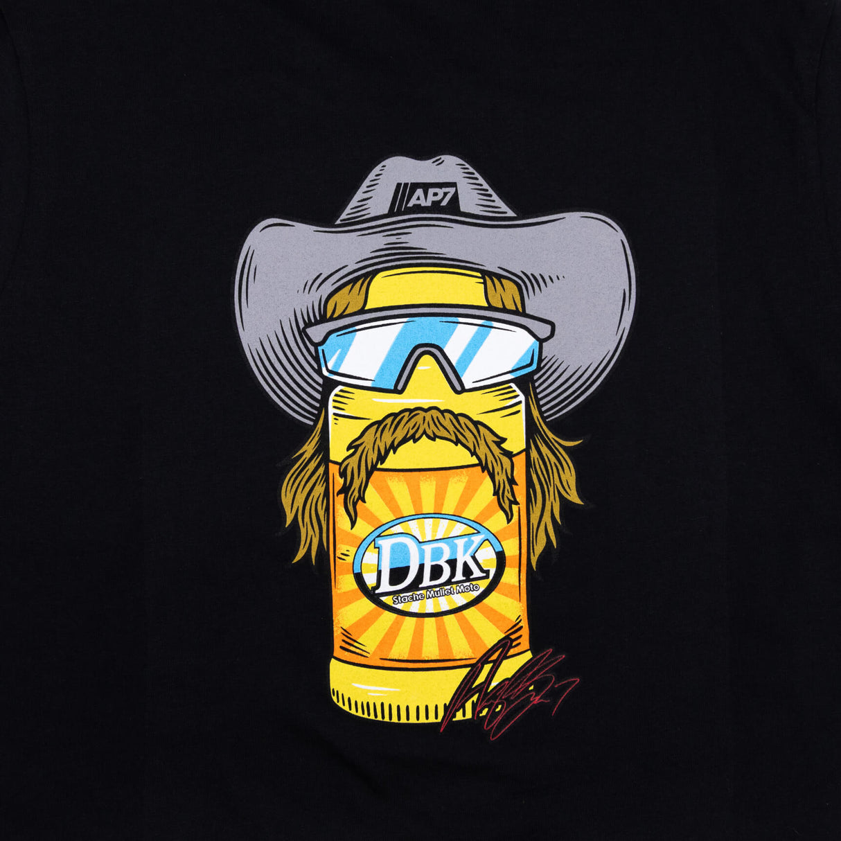 Stache Mullet Moto - AP7 Youth Premium Tee