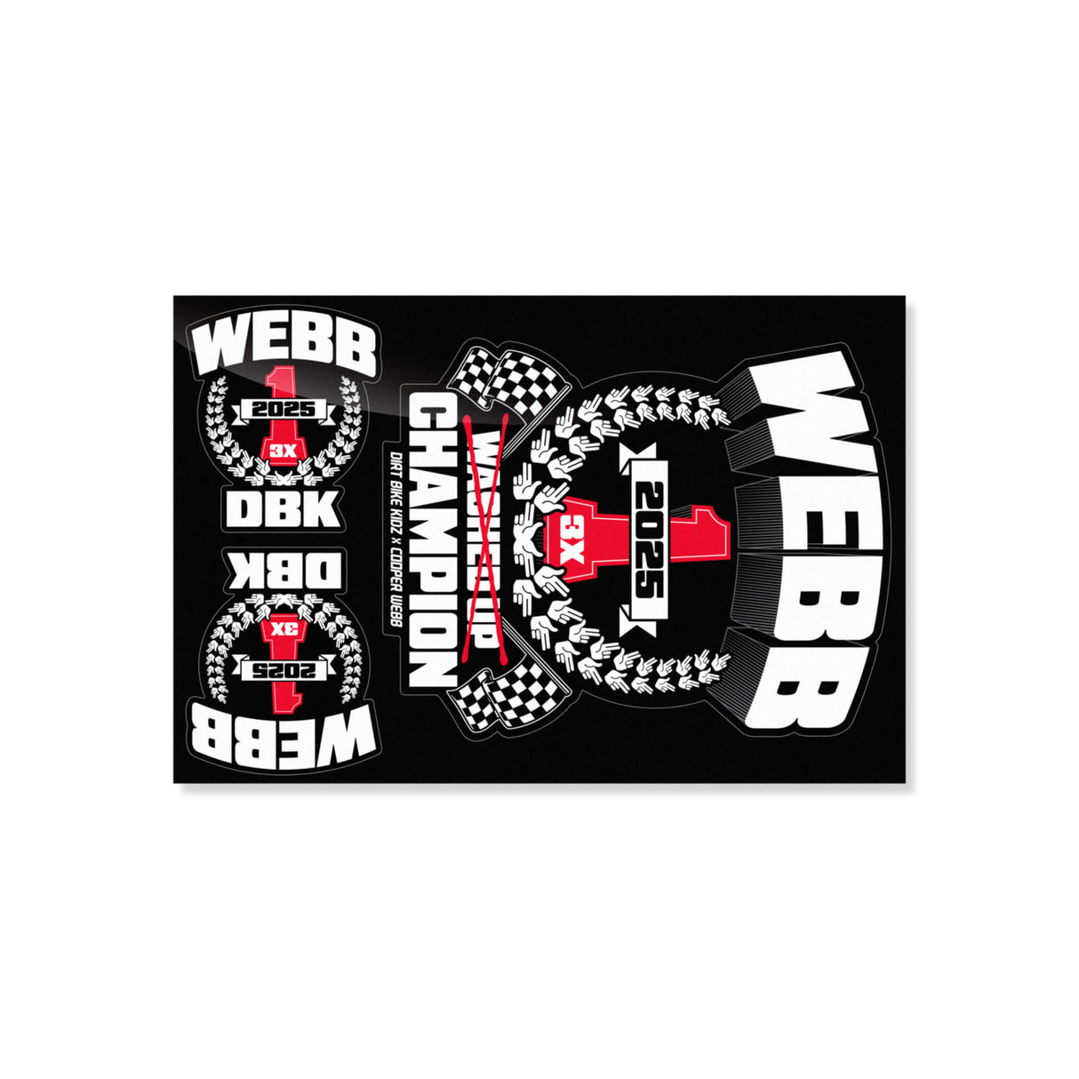 Sticker Pack - CW2 Champ