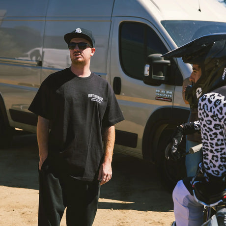 Speed & Style Tee in Black, front chest DBK Racing Crew logo