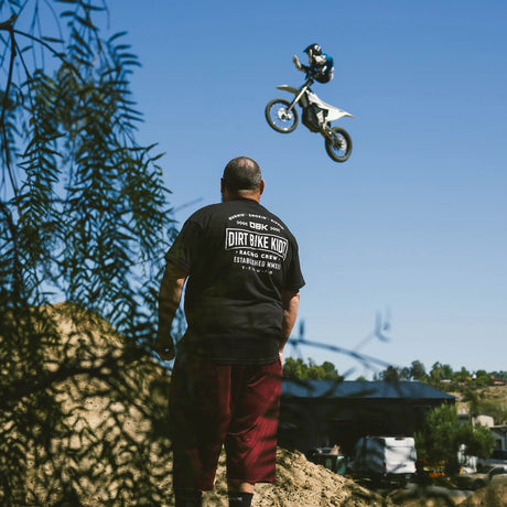 Speed & Style Tee in Black, back graphic DBK Racing Crew established MMXII