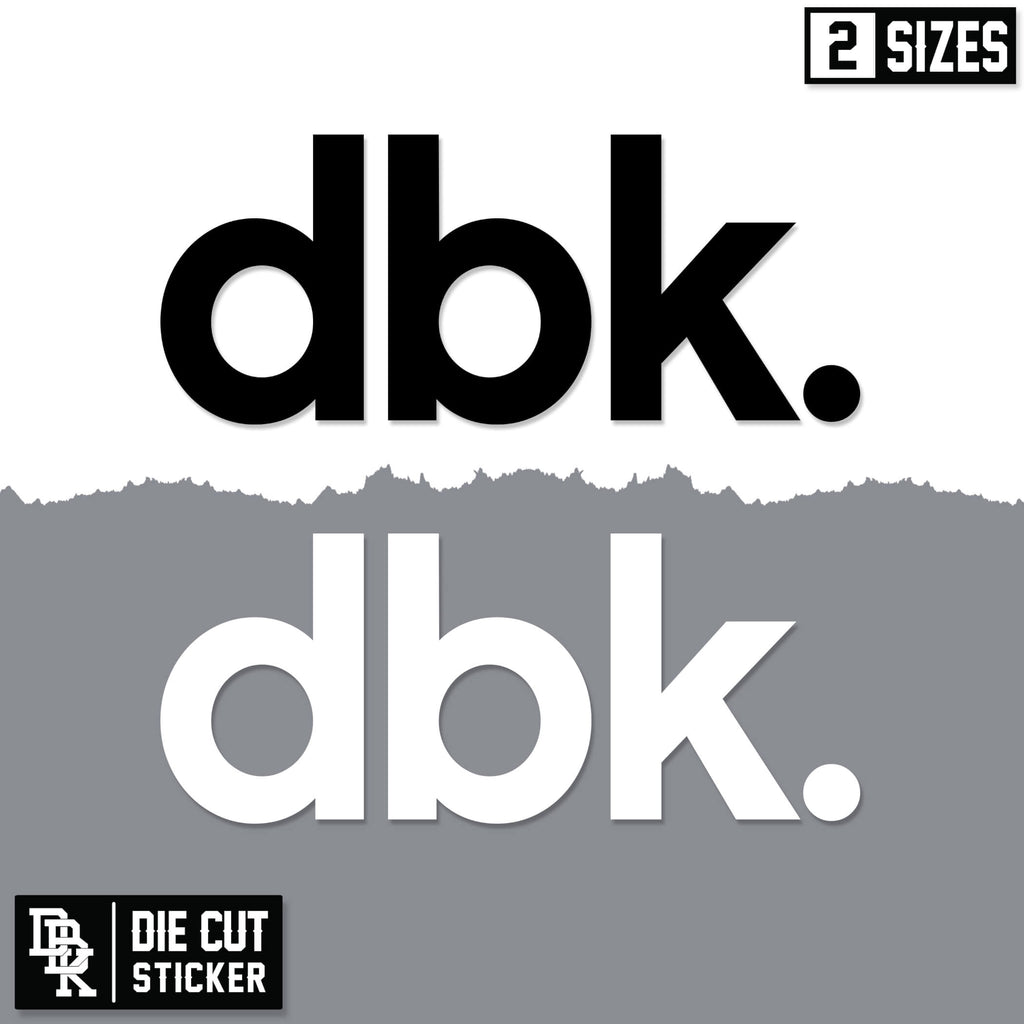 Die-Cut Sticker - DBK Basics