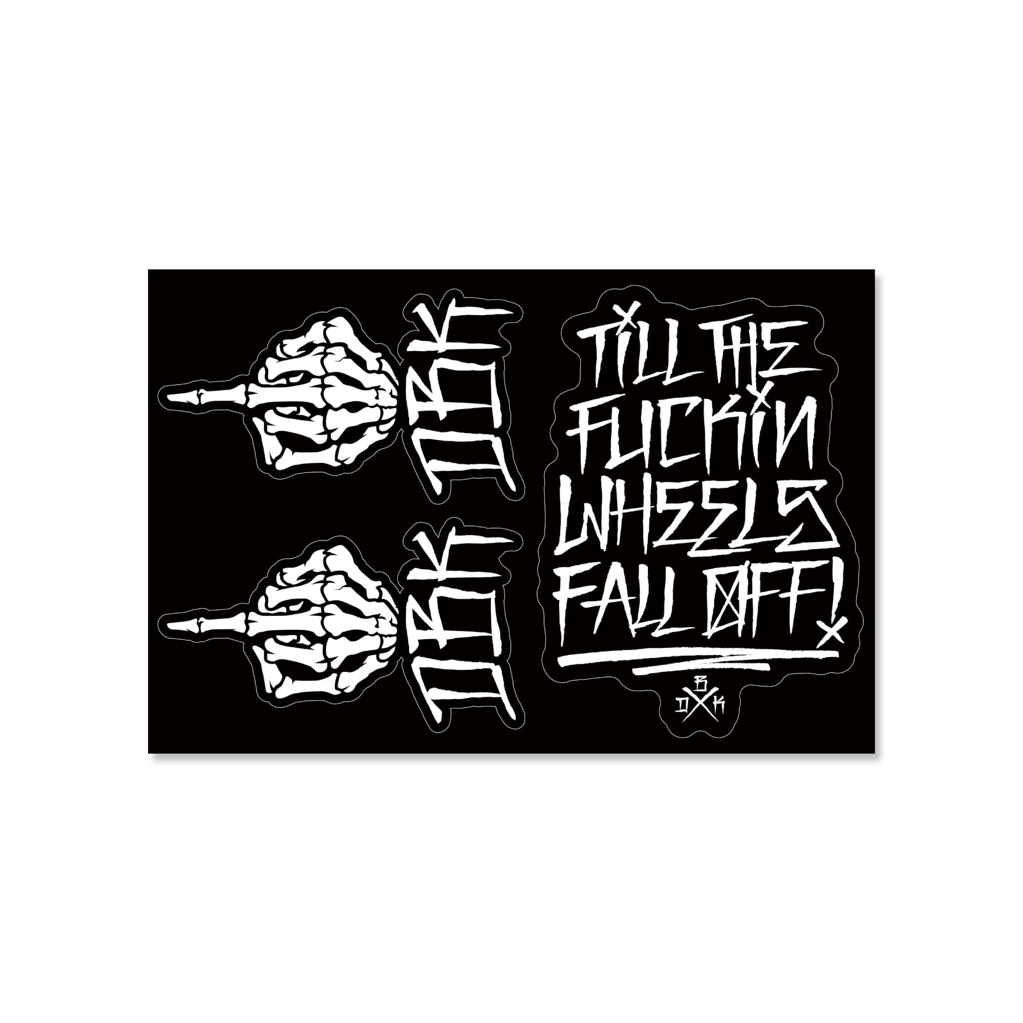 Fingers Up | DBK Sticker Packs | Fast, Worldwide Shipping – Dirt
