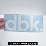 Die-Cut Sticker - DBK Basics