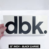 Die-Cut Sticker - DBK Basics