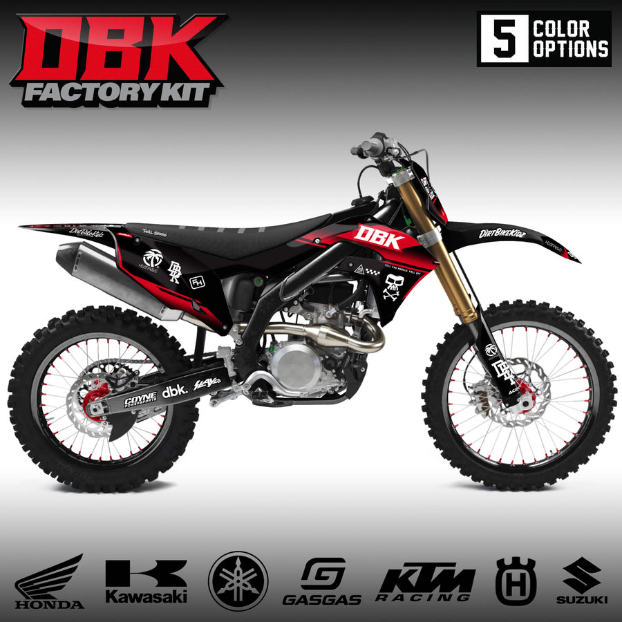 Dbk Pattern Motocross Graphics | DBK Factory Kit | Dirt Bike Kidz
