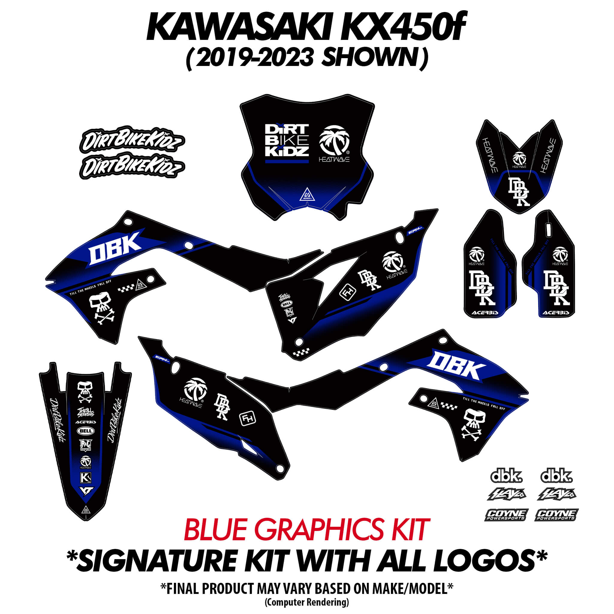 Motocross Graphics | DBK Factory Kit | Dirt Bike Kidz