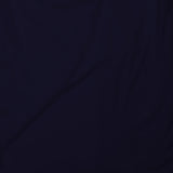 Navy blue tank top. Close up fabric color view