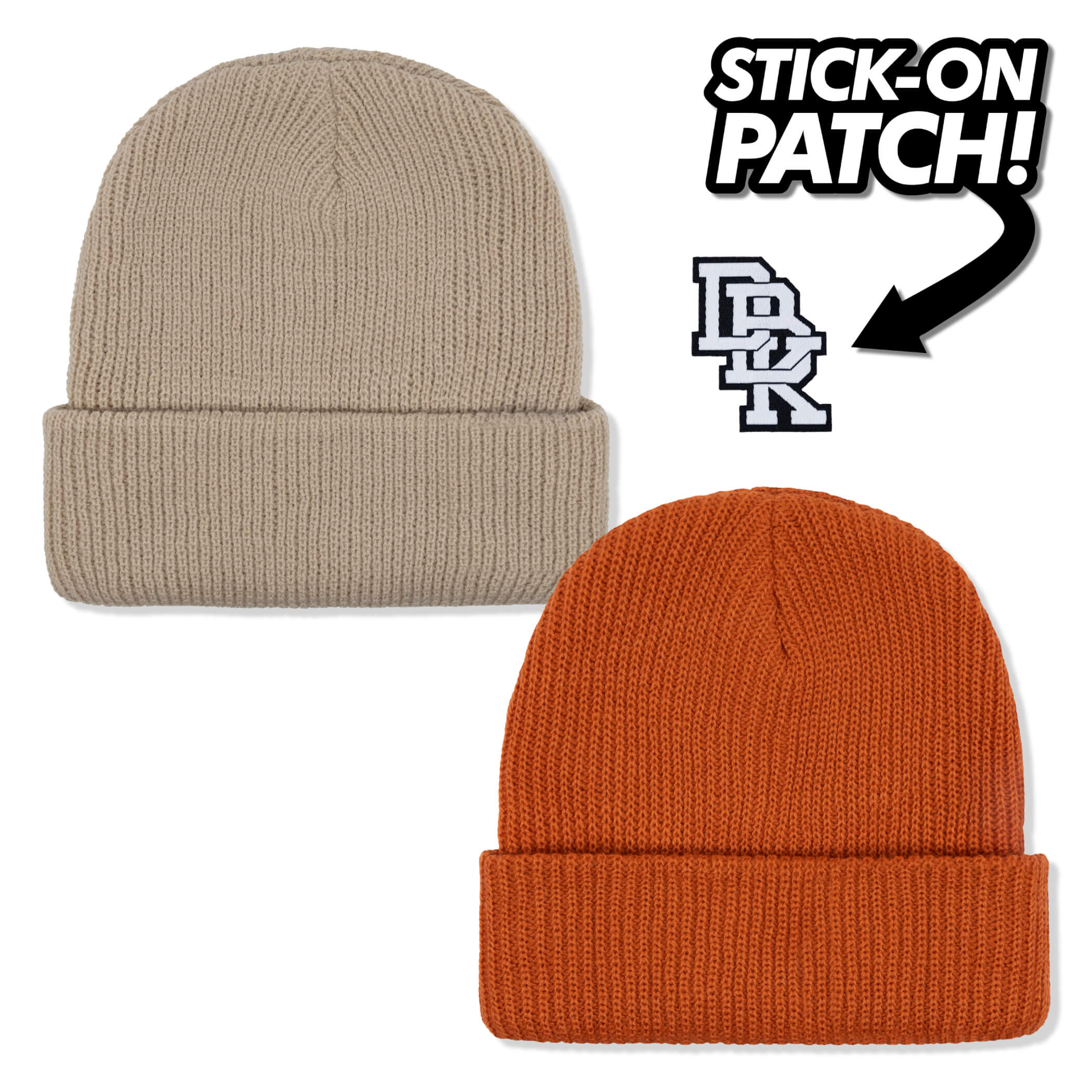 Patched Up Beanie | Two Colors | Fast, Worldwide Shipping – Dirt