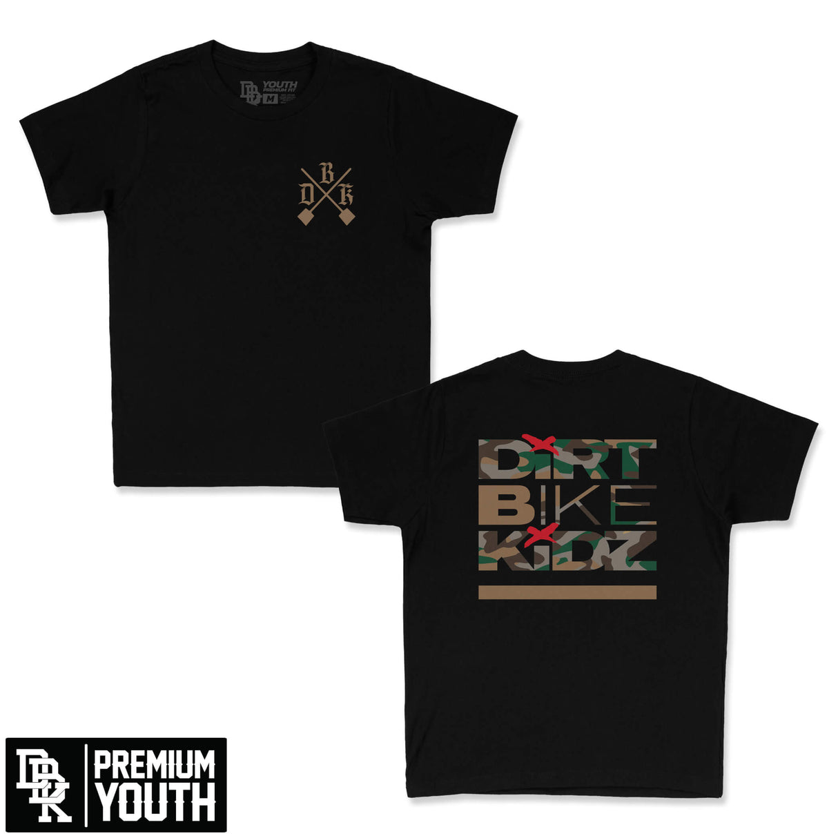 Camo Shovels - Youth Premium Tee