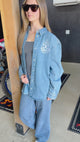 Burnout - Oversized Denim Shirt