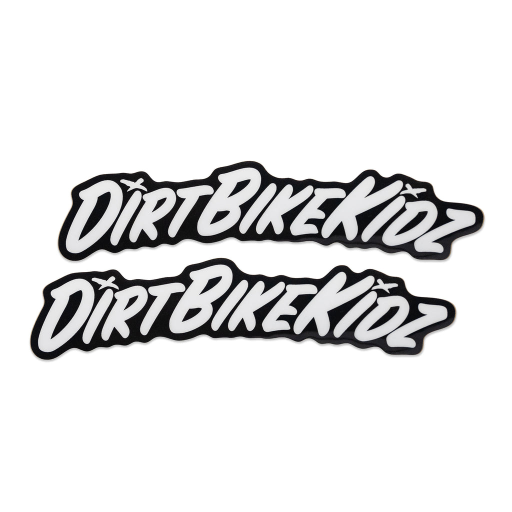 Pit Bike Fender Stickers - Script DBK
