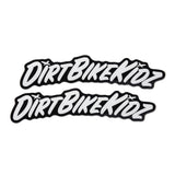 Pit Bike Fender Stickers - Script DBK