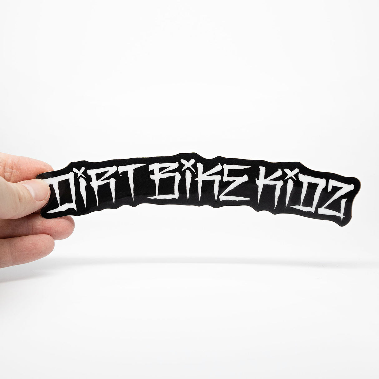 Pit Bike Fender Stickers - OG White