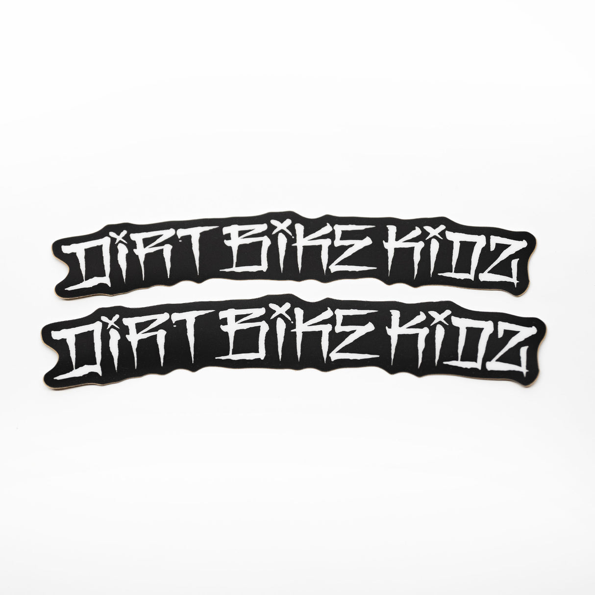 Pit Bike Fender Stickers - OG White