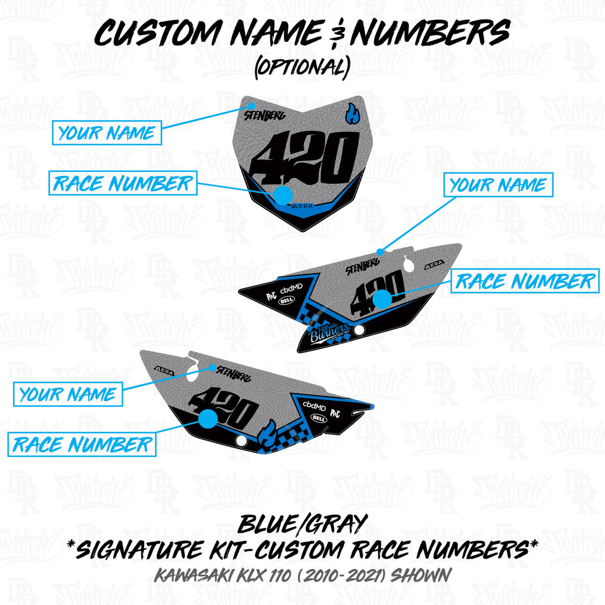 Kawasaki KLX 110/65 Hillside Burners