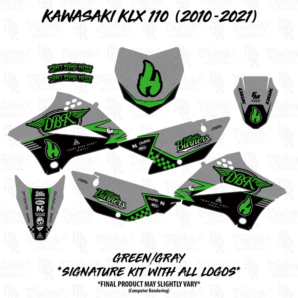 Kawasaki KLX 110/65 Hillside Burners