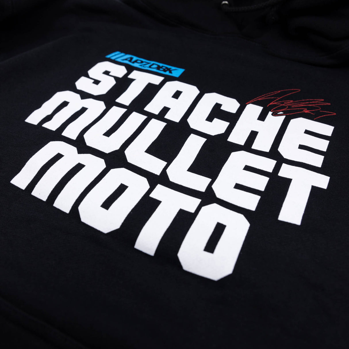 Stache Mullet Moto - AP7 Youth Hoodie