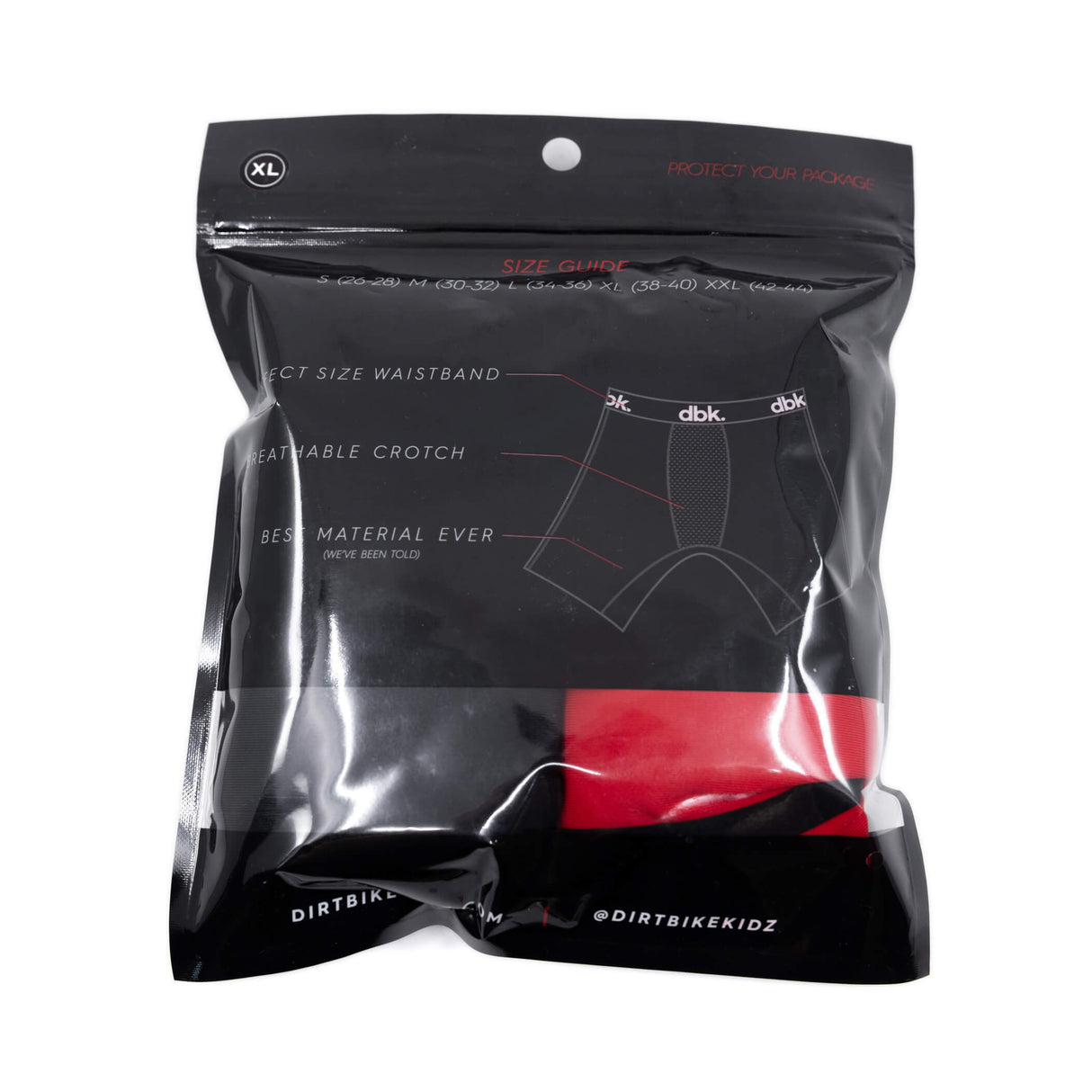 DBK Underwear 2-Pack Red/Blk