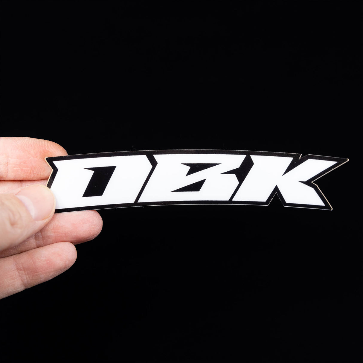 Pit Bike Fender Stickers - Racer WHT