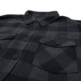 Red Label Flannel - Charcoal