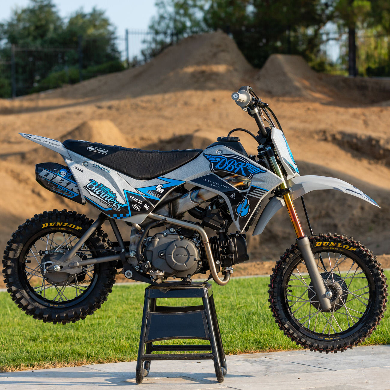 Honda CRF 110 | Hillside Burners | DBK Replica Graphics – Dirt