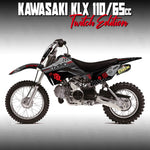 Kawasaki KLX 110/65 Faded RED/GRAY