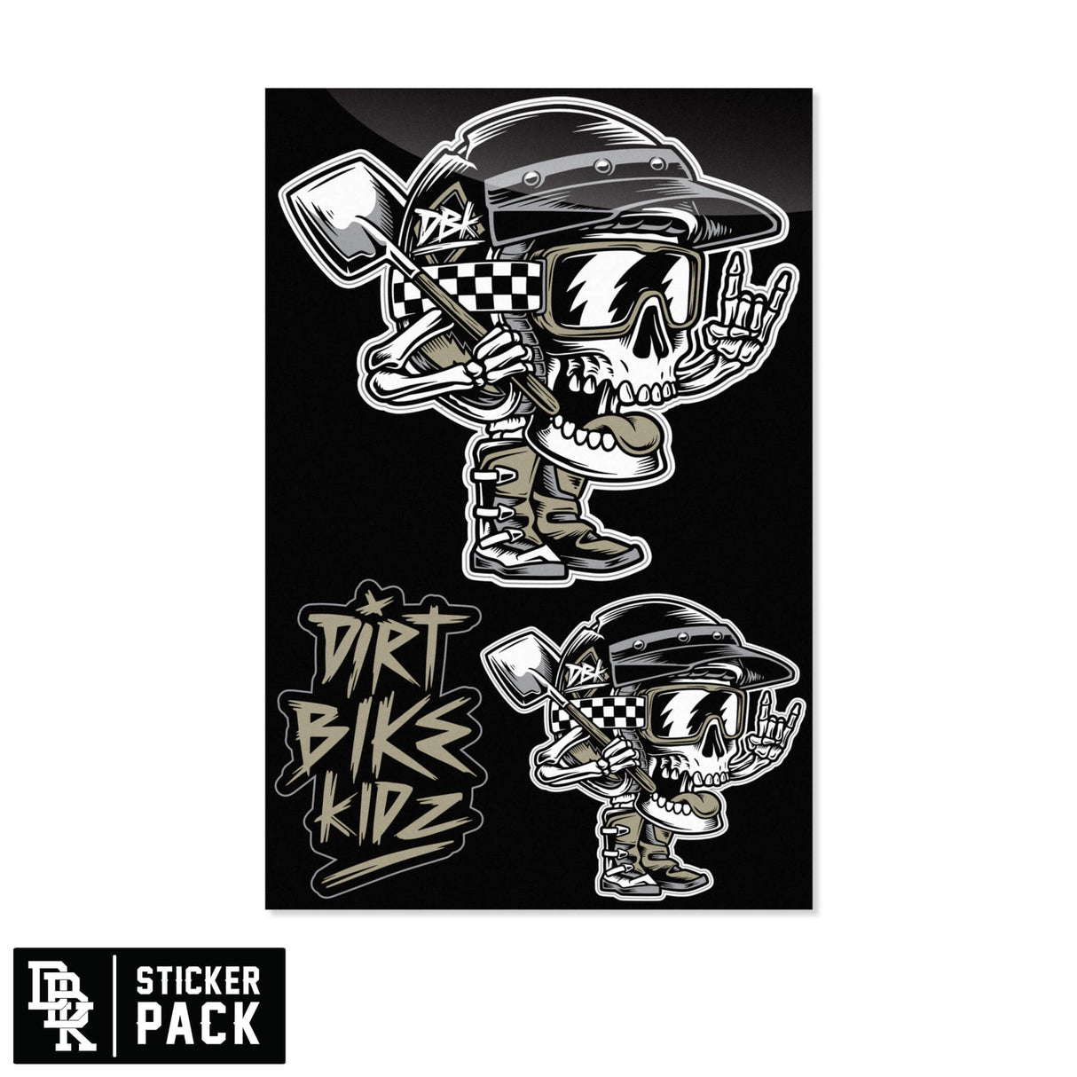 Sticker Pack - Moto Head