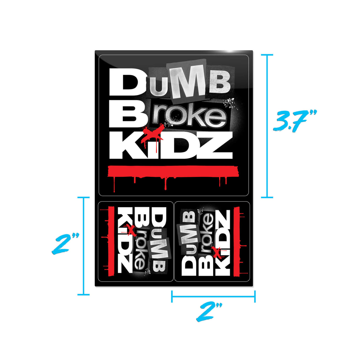 Sticker Pack - Dumb Broke Classic