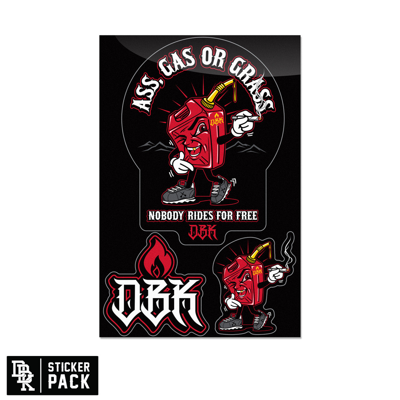 INDIGOS UG Adesivo JDM 4 Stroke - Sticker Per Auto, Moto, Enduro - Ritagliato In Pellicola Tedesca - Rosso, 93x88 Mm
