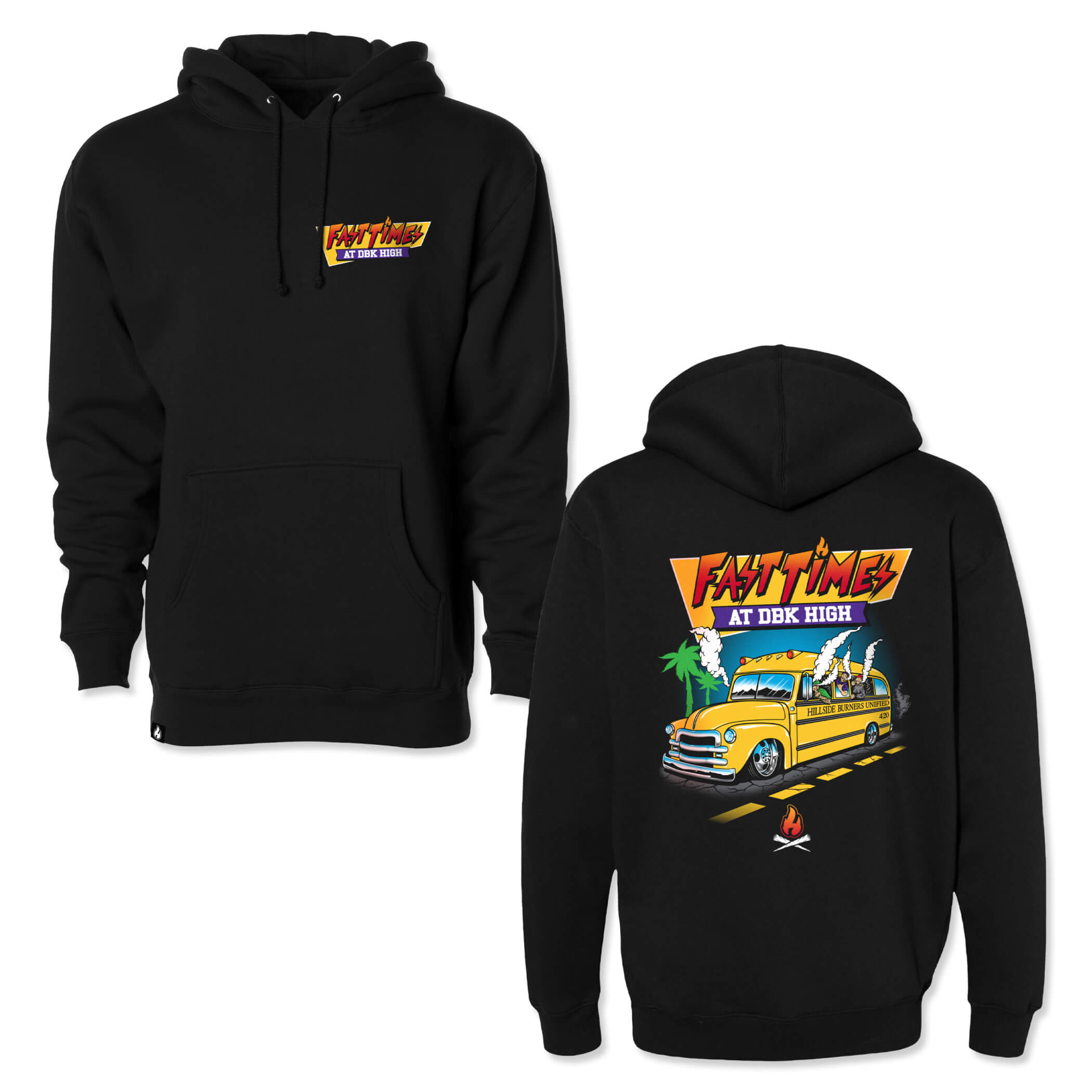 Hillside Burners Fast Times Limited Edition Hoodie Dirt Bike Kidz