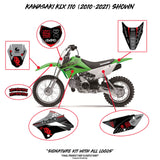 Kawasaki KLX 110/65 Faded RED/GRAY