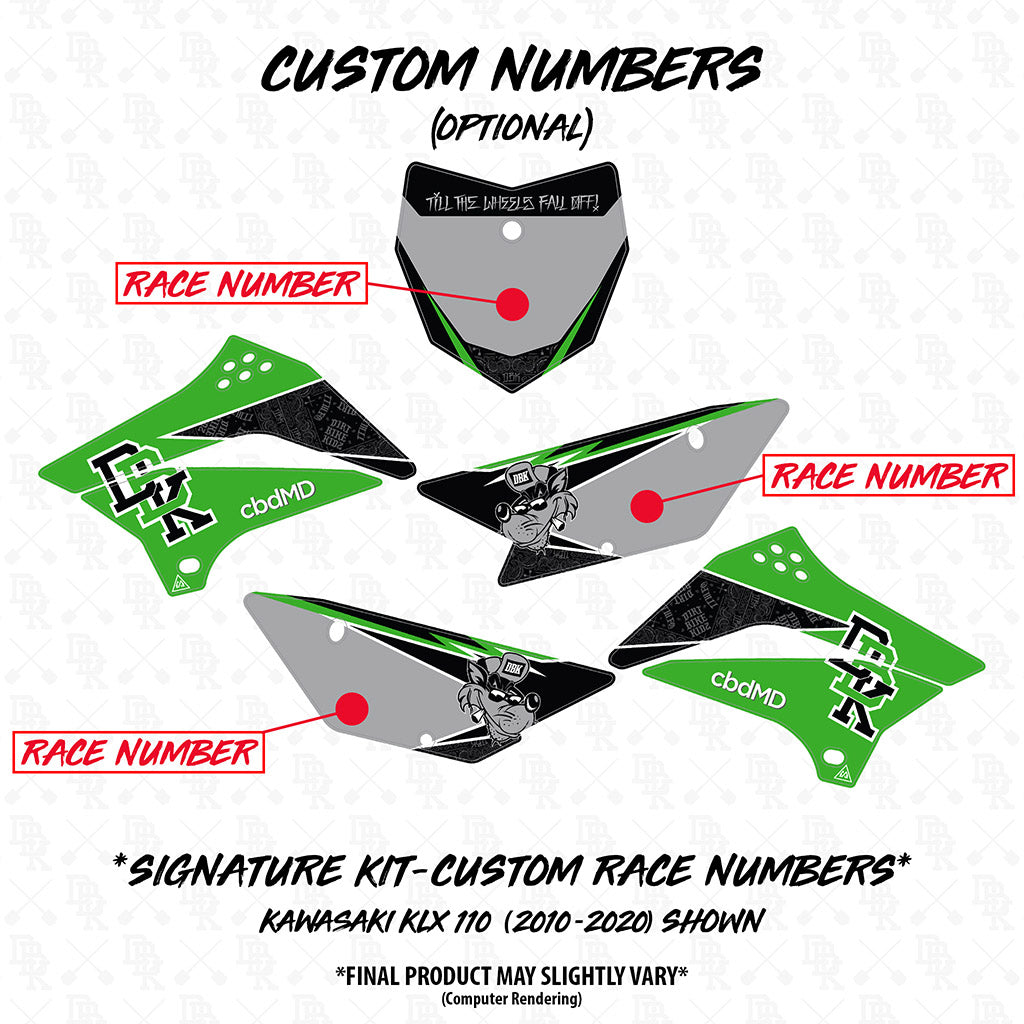 Kawasaki 110/65 Signature Kits