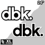 Oversized Sticker - DBK Basics