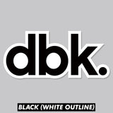 Oversized Sticker - DBK Basics