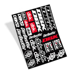 Sticker Sheet - Race Pack
