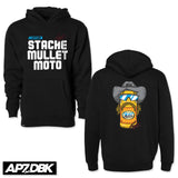 Stache Mullet Moto - AP7 Youth Hoodie