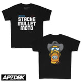 Stache Mullet Moto - AP7 Youth Premium Tee