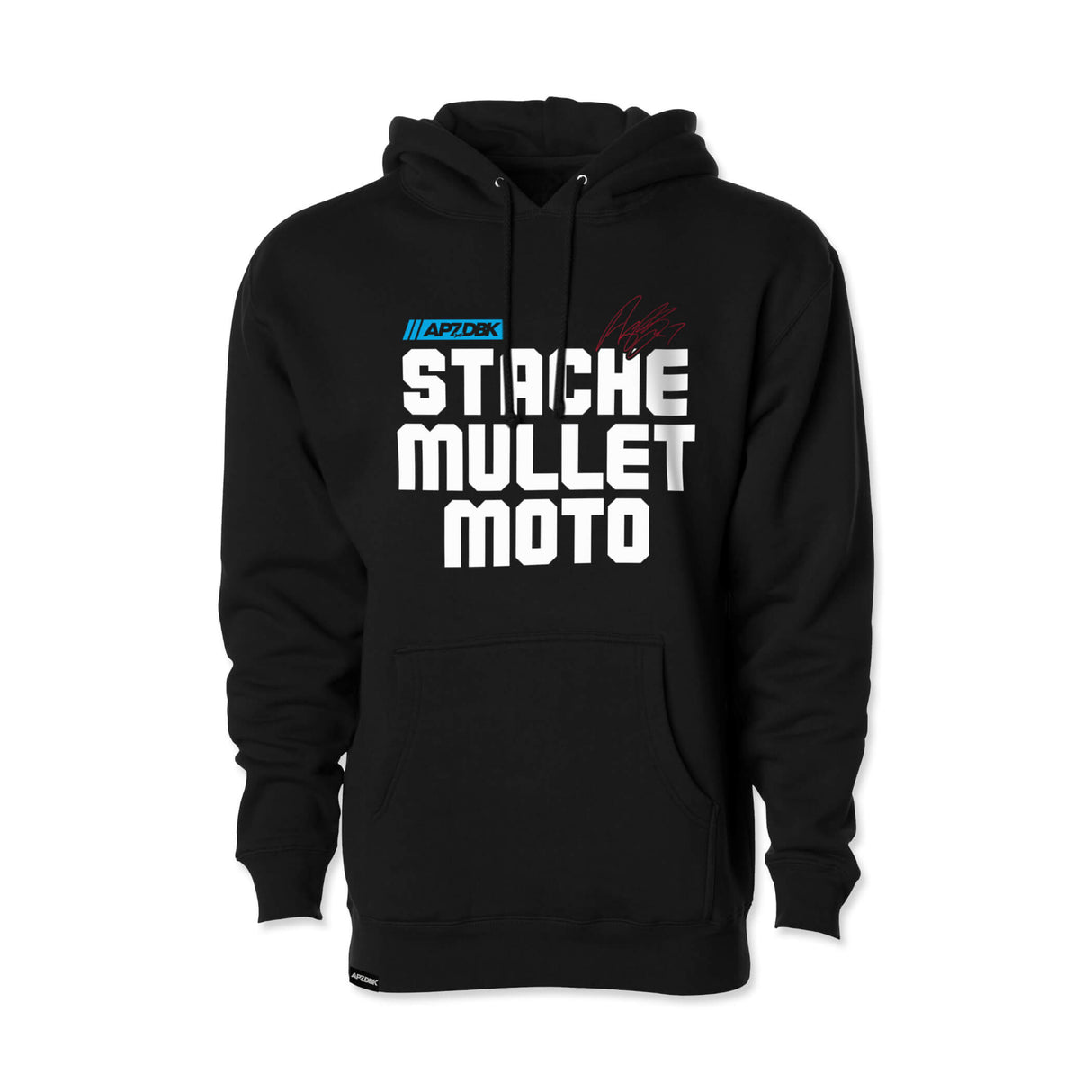 Stache Mullet Moto - AP7 Hoodie