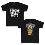 Stache Mullet Moto - AP7 Youth Premium Tee